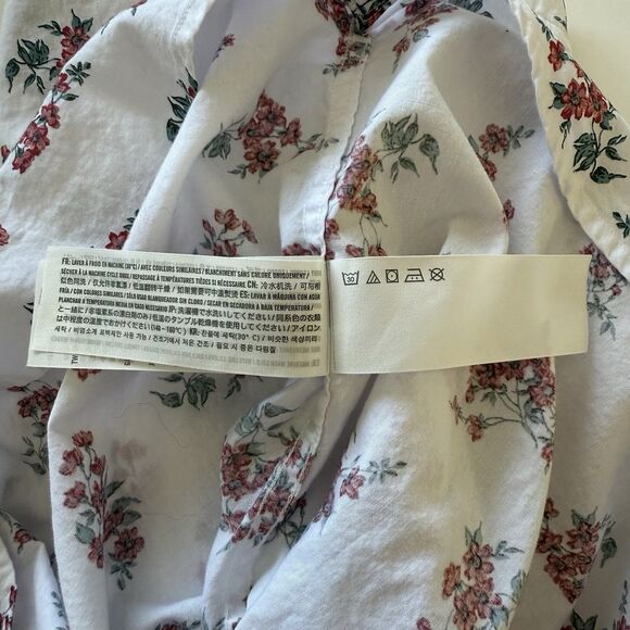 Men’s Abercrombie & Fitch Floral Half Button Pullover Short Sleeve Shirt Size XL - Picture 8 of 8
